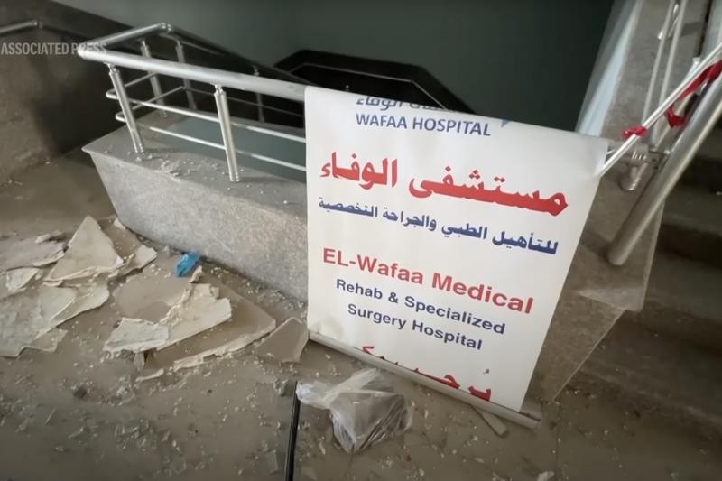 Así es la vida en uno de los últimos hospitales que quedan en Gaza