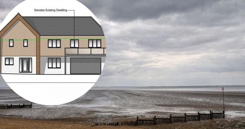 'Large' extension to beach chalet turned down over flood risk fears