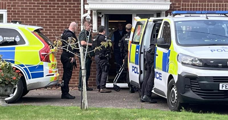 Large haul of weapons removed from house after drama sees armed police close A140 Large haul of weapons removed from house after drama sees armed police close A140