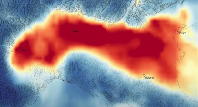 La Lombardia soffoca sotto le polveri sottili: ecco le città più inquinate