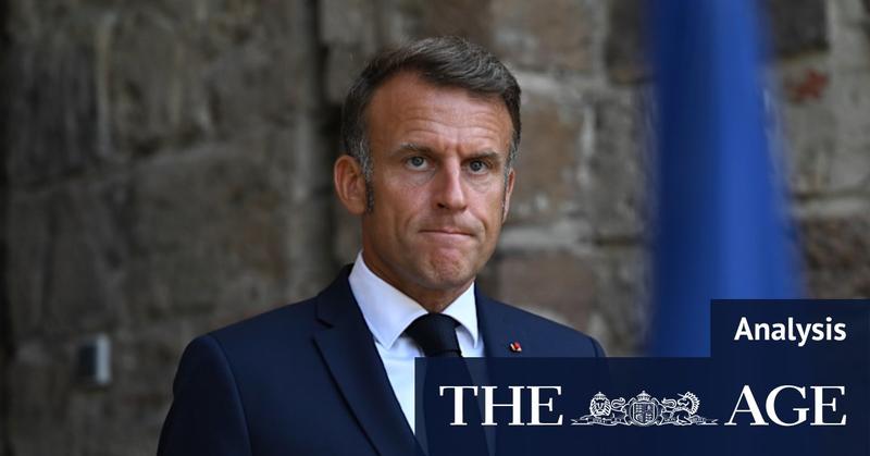 Macron wanders alone by the Seine as his grip on power slips away