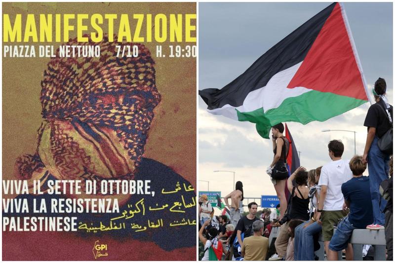Il corteo pro 7 ottobre a Bologna, il Viminale dice no. Ma i Giovani palestinesi: 