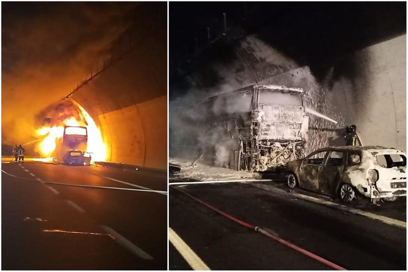 Inferno in galleria sull’A1 a Bologna: 10 intossicati, 5 di loro in ospedale