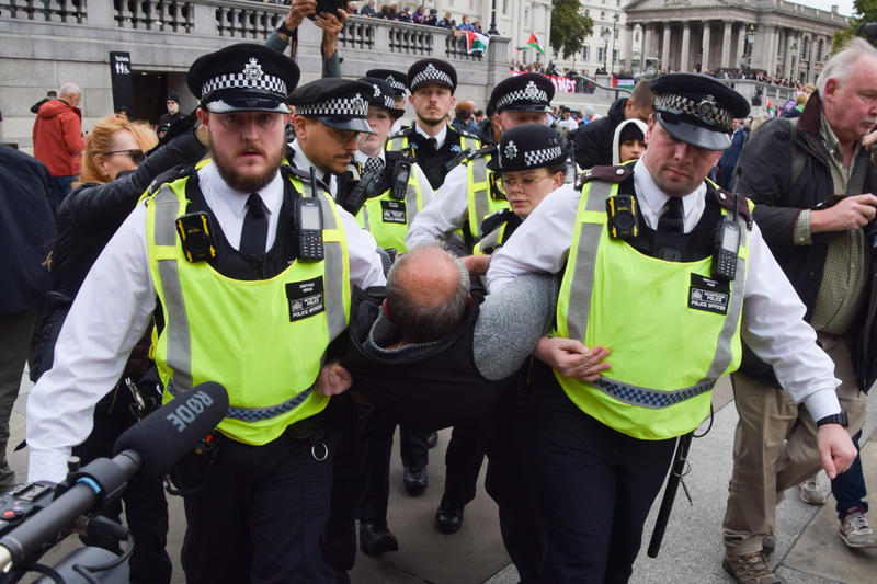 Old fools /					 													 						The sorry sight of the ageing protestor