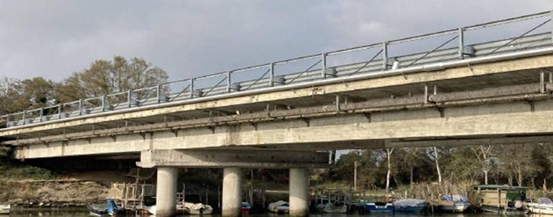 Chiude per lavori il ponte sul Po: 