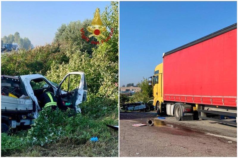 Porto Viro: incidente sulla Romea, un morto e due feriti