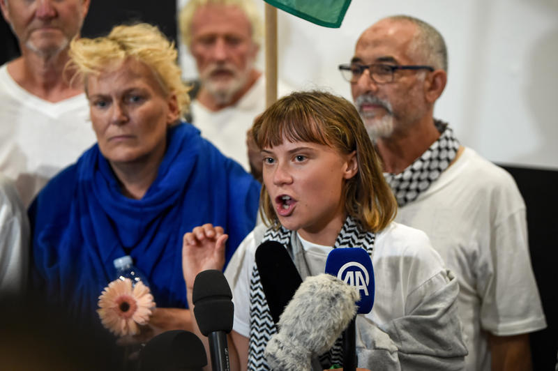 Israel /					 													 						Greta and the flotilla fools have no self-awareness