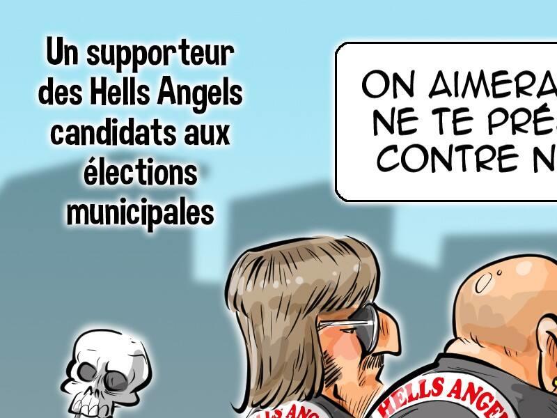 Un sympathisant des Hells candidat aux élections