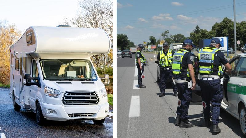 Ubriaco alla guida di un camper sequestrato: aggredisce gli agenti e viene arrestato