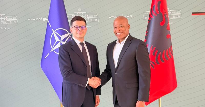 Why on Earth Is Eric Adams in Albania?
