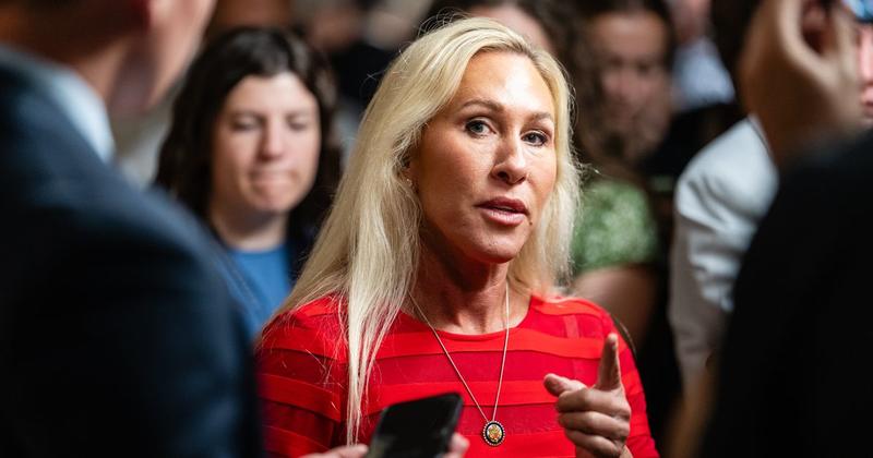 MTG Blows Up GOP Shutdown Message With Health-Care Rant