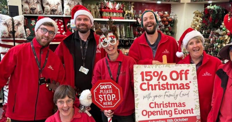 Garden centre unveiling Christmas shop during weekend of celebrations