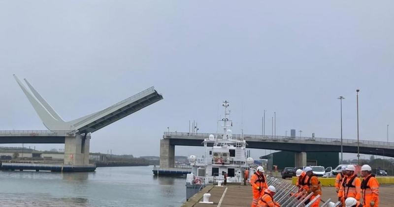 Flood defence tests under way on the coast