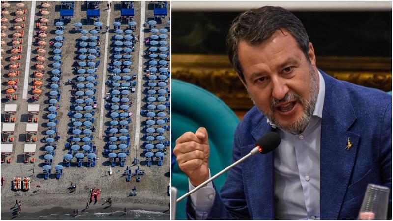 Spiagge, Salvini non molla sugli indennizzi: “Contenzioso aperto con la Commissione Ue. Teniamo duro”