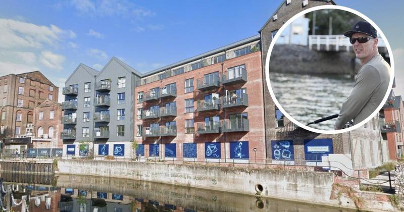 WATCH: Sewage overflow gushes into city centre river