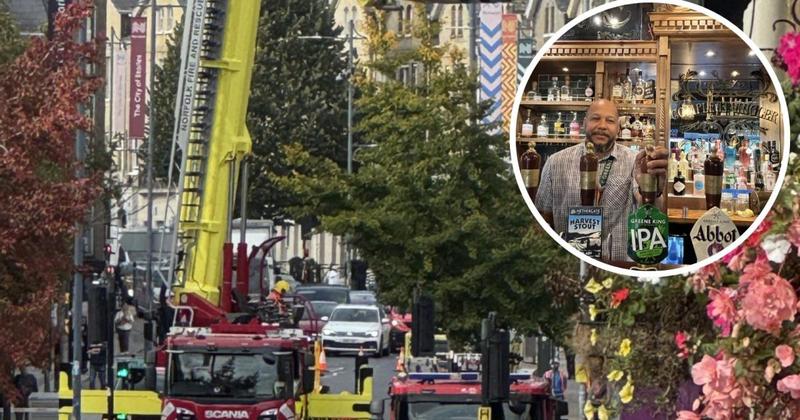 City folk shocked at dramatic aerial rescue in busy street