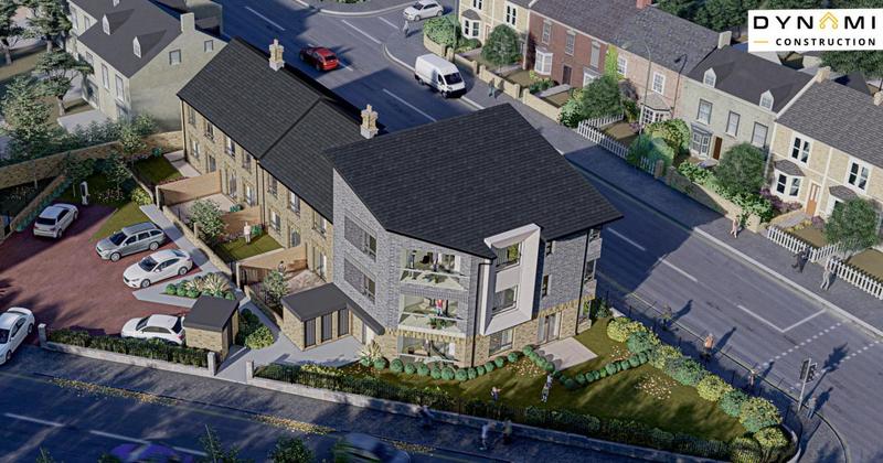 Work progresses at housing development in Dereham Road