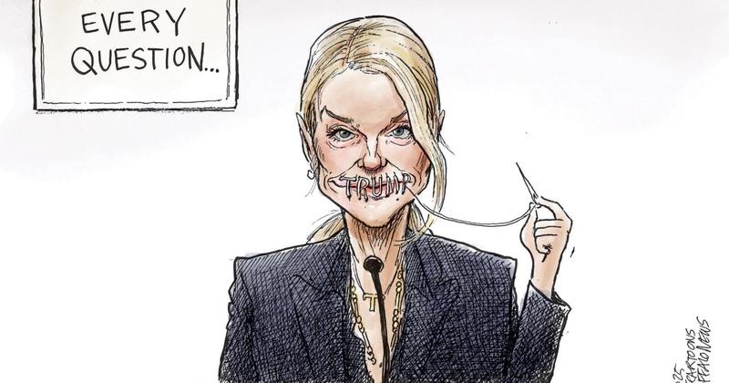 Adam Zyglis: Pam Bondi Adam Zyglis: Pam Bondi