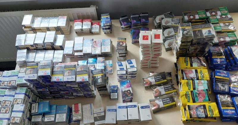 Investigations continue after hoard of illegal cigarettes worth £50k seized