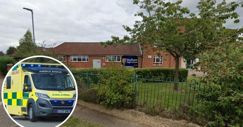 Boy taken to hospital after being hit by bus near school