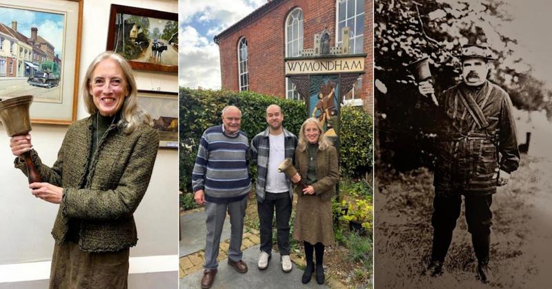Town crier descendant reunited with bell great-grandfather rang