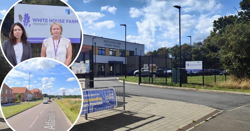Gritting, speeding and parking worries at school on new housing estate