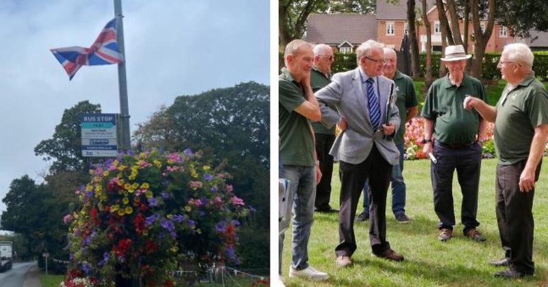 Village to 'secretly' remove Union Jack flags after flower display mix-up