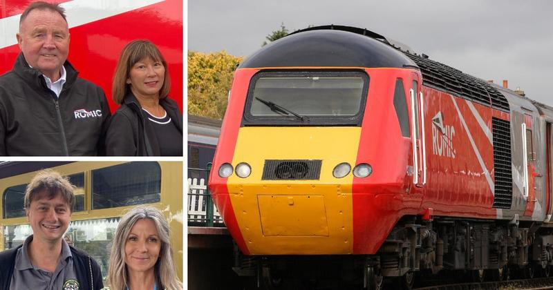 Classic British train arrives at Norfolk station ahead of its return to service
