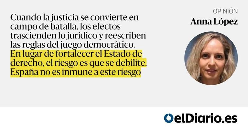 El riesgo institucional de judicializar la política