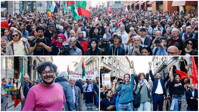 Tremila di nuovo in corteo per Gaza: “Restiamo vigili, la pace sia giusta”