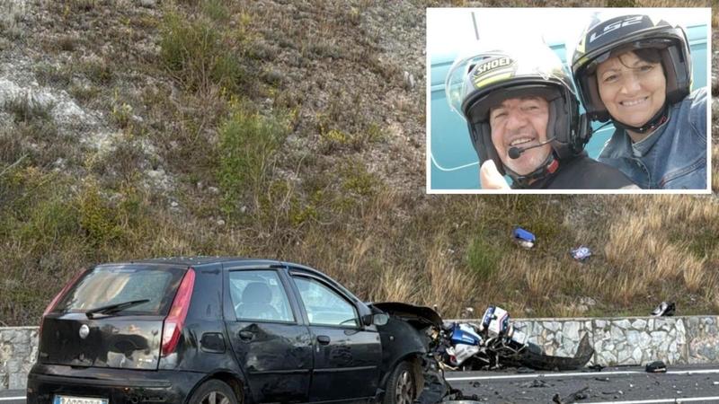 Schianto frontaleÂ tra due motoÂ e un' auto,Â morta una coppiaÂ âdi centauriGrave una terza persona