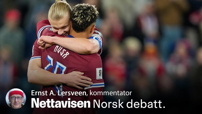 På sin plass med en hilsen til Trump På sin plass med en hilsen til Trump