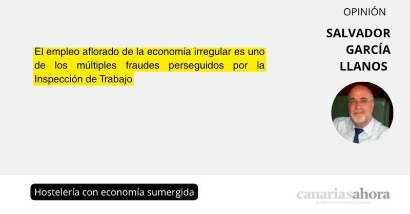 Hostelería con economía sumergida