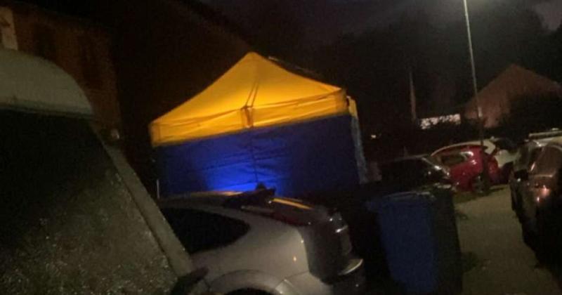 Woman, 49, charged by specialist police team after forensics tent appears at home