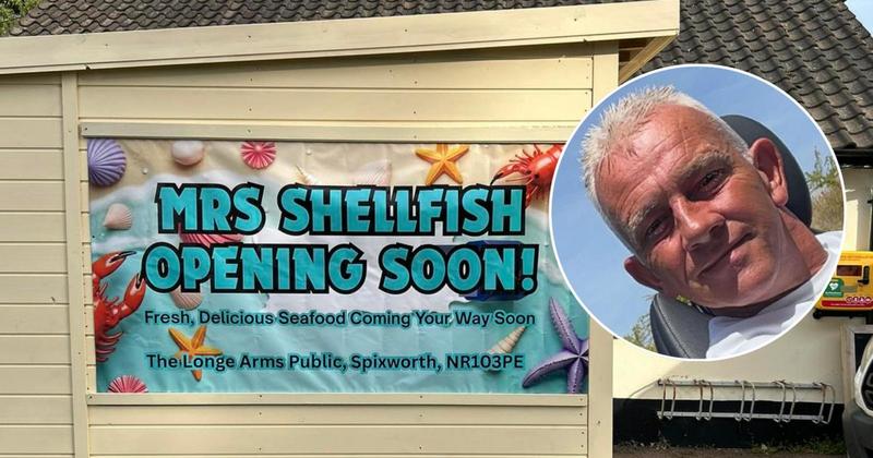 New shellfish shack being opened by regular at village pub