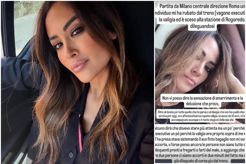 Valigia rubata a Giorgia Palmas, preso il ladro. A incastrarlo la foto della borsa sul cellulare: si vantava del colpo