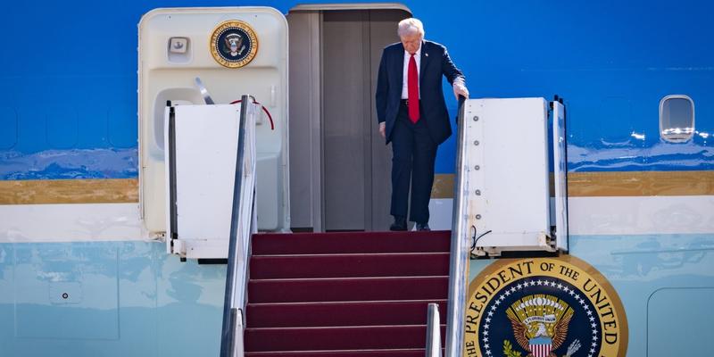 US-Präsident Trump in Israel gelandet