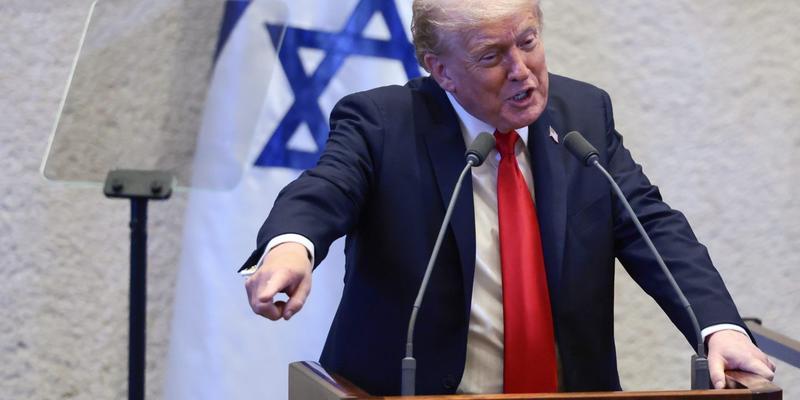 Donald Trump vor der Knesset: Tag des Lobes