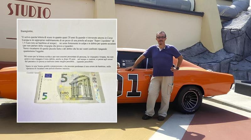 Ruba un giocattolo, dopo 20 anni ripaga i 5 euro e si scusa con una lettera. 