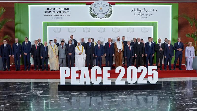 At Sharm summit, Trump and world leaders sign up for peace in Gaza, with Netanyahu absent