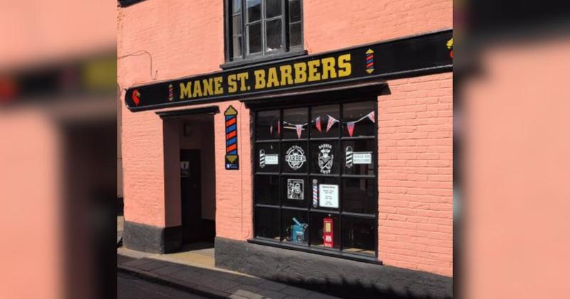 Front door of barbershop smashed and cash stolen in burglary