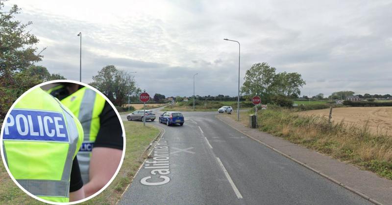 Road in seaside village closed due to crash
