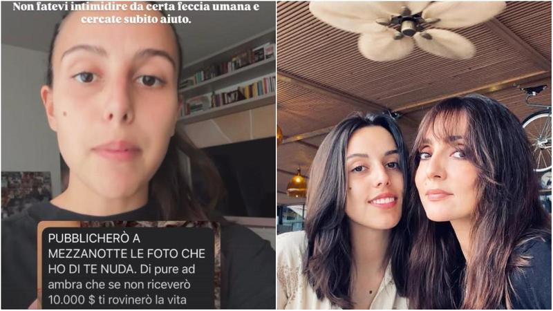 Ricattata Jolanda Renga, figlia di Ambra Angiolini: “Pubblico le foto di te nuda se tua mamma non mi dà 10.000 euro”