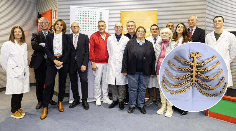 Operazione da record, una protesi in titanio al posto dello sterno