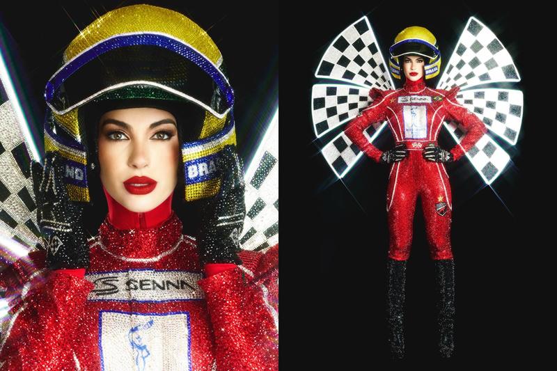 Miss paraibana viraliza após se transformar em Ayrton Senna durante desfile