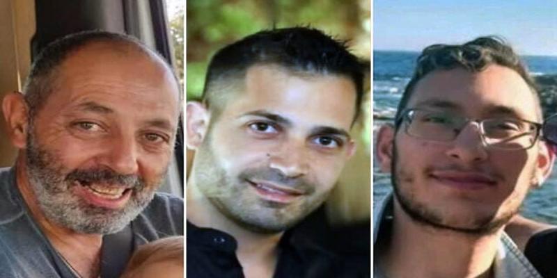 Hamas gibt die Leichen von Tamir Nimrodi, Uriel Baruch und Eitan Levy zurück