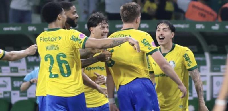 O Palmeiras em mais uma goleada de campeão! Podem entregar a taça!