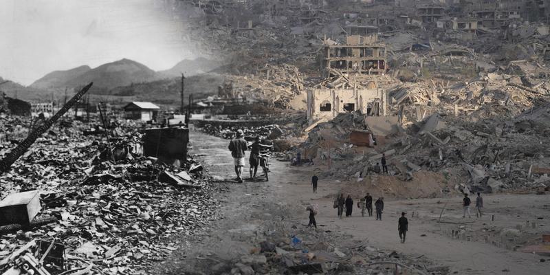 As Gaza starts to rebuild, what lessons can be learned from Nagasaki in 1945?