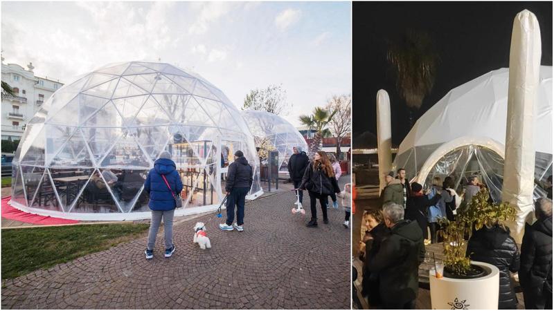 Prove di mare d’inverno, corsa dei bagnini per mettere le cupole: “Faremo eventi e sport”