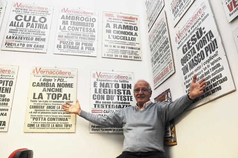 Il Vernacoliere sospende le pubblicazioni. Finisce (per ora) un’era. L’addio di Mario Cardinali